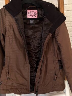 FIVE FIFTY FIVE Women's Brown Quilted Puffer Jacket